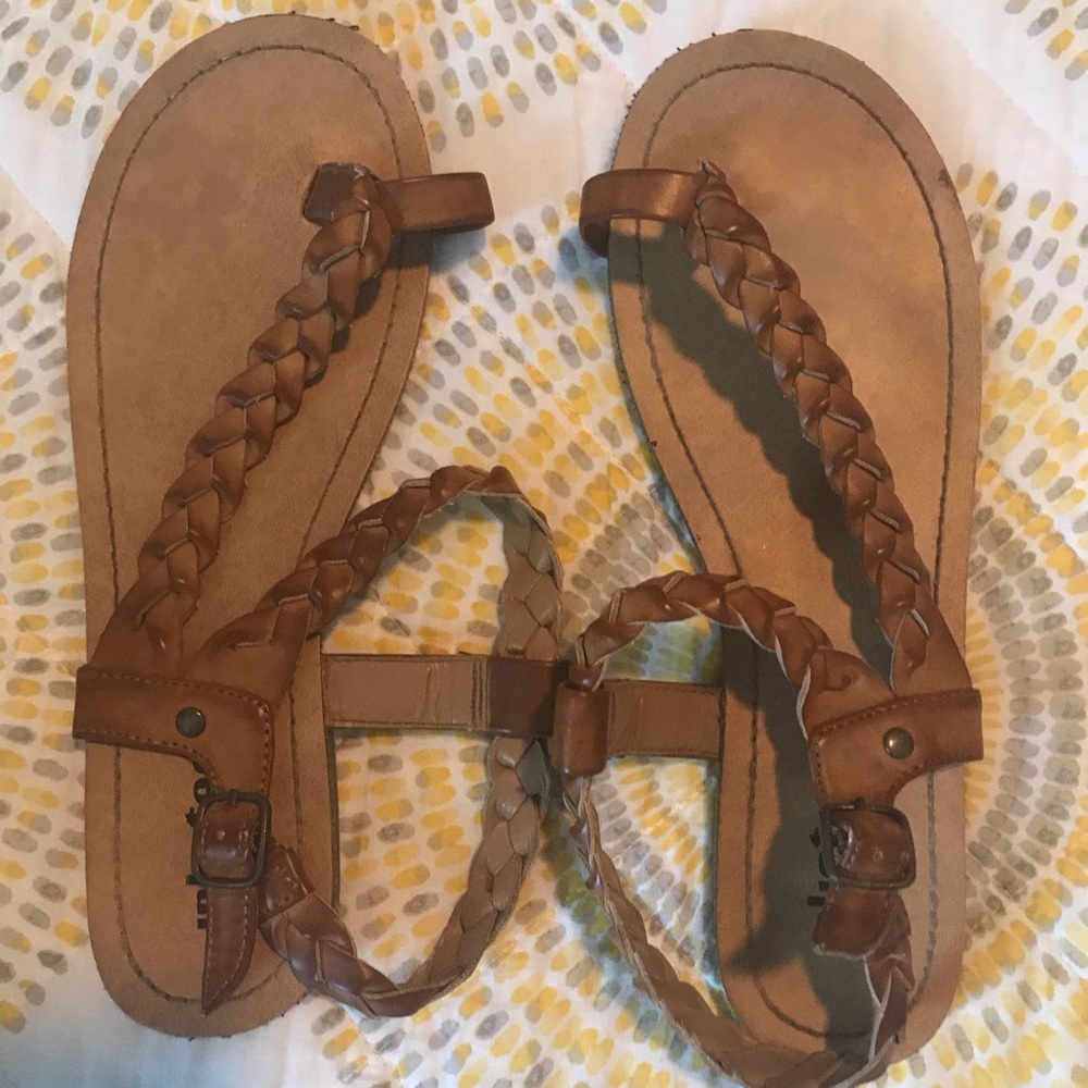 Braided sandals